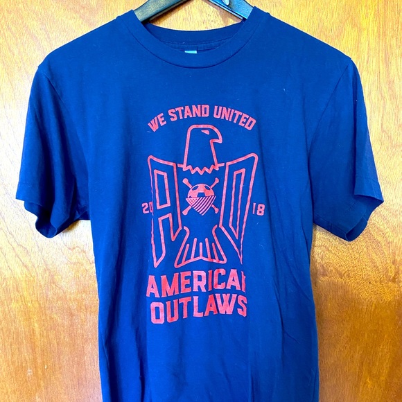 Official American Outlaws USMNT/USWNT Supporters Member T-Shirt - Picture 1 of 2